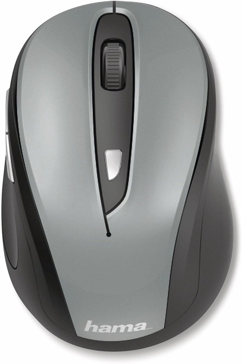 Hama MW-400 Wireless Mouse, 6 Buttons, 2.4GHz Optical Mouse with Nano USB Receiver, Adjustable DPI (800/1200/1600), Ergonomic Right-Hand Design - Image 2