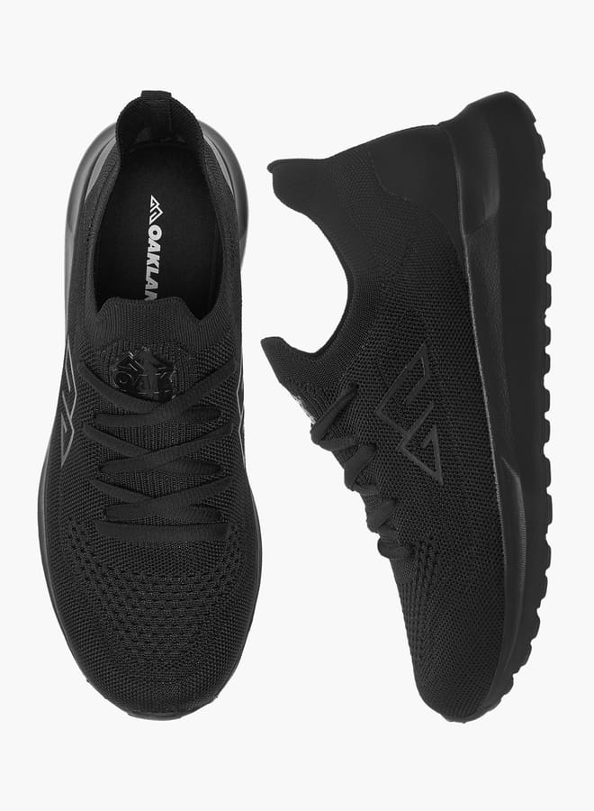 Oaklan by Shoexpress Women's Logo Detail Sports Shoes with Lace-Up Closure - Image 2