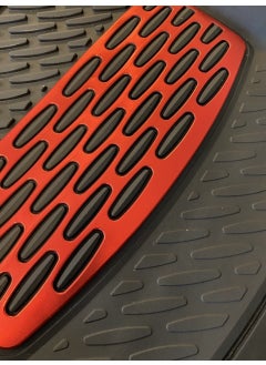Emn Peugeot 5008 After 2017 Floor Mat Deep Pool Chrome Red  - Image 4