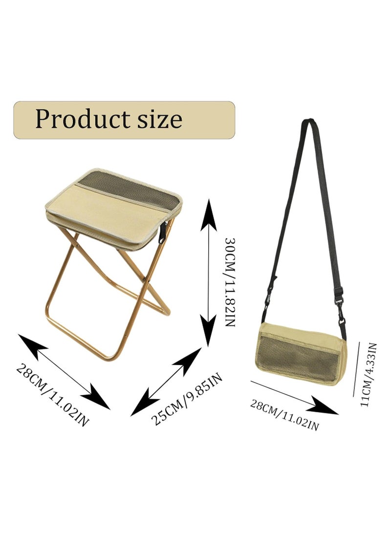 BlueFire Foldable Backpack Stool with Built-in Seat Function – Portable Hiking Chair with Adjustable Shoulder Straps for Camping, Outdoor Travel & Mountaineering | Durable Oxford Cloth & Carbon Steel Frame | Lightweight 3-in-1 Backpack Chair for Hiking, Picnic, Fishing & Parties – Up to 265 lbs Weight Capacity - Image 5