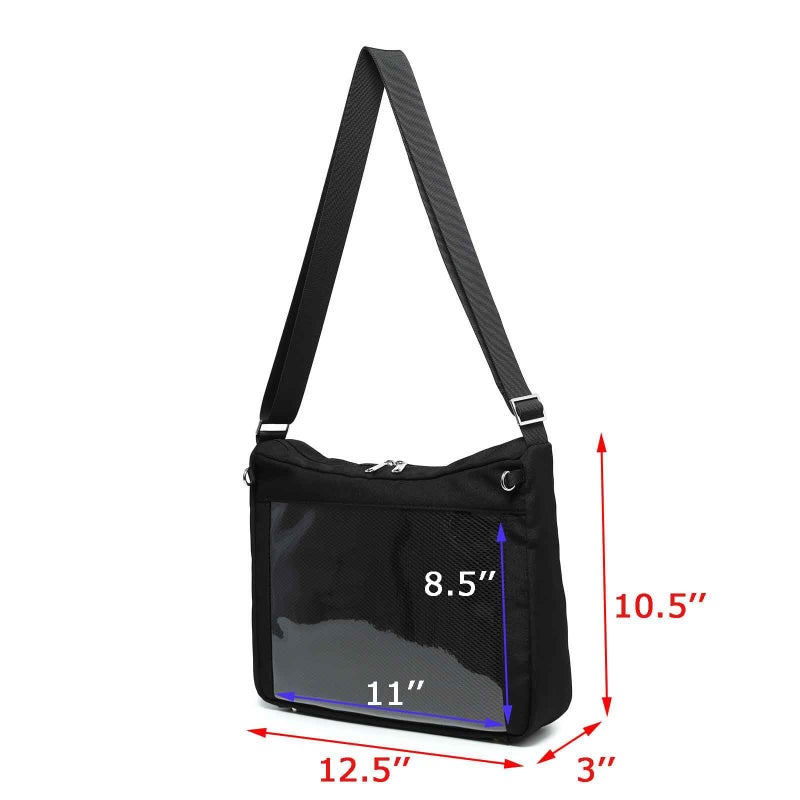 Rainbow Smile Crossbody Ita Bag Shoulder Bag Kawaii Purses and Handbags Pin Display Canvas for Anime Pins Display - Image 2