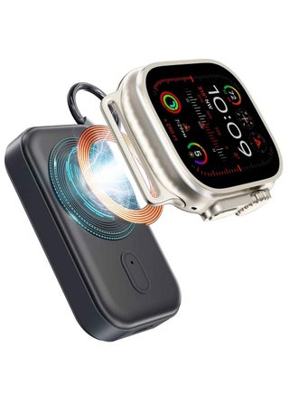 Green Lion Apple Watch Power Bank 1200mAh, Fast Charging, LED Indicator, USB-C Output, Wireless Charging, Portable Magnetic Wireless Charger For Apple Watch Series 10/9/8/7/6/5/4/3/SE/Ultra - Black - pzsku/Z60BB8873A7E7DF85275BZ/45/_/1734920358/b1f0dc69-bede-4042-9444-719a2c8da155