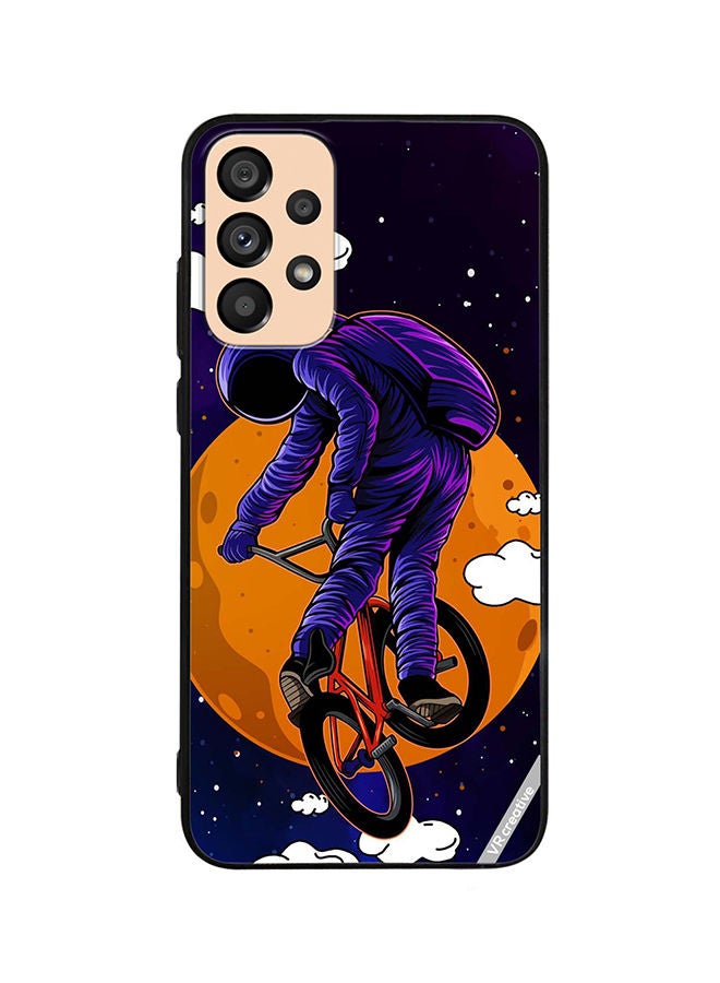 VR CREATIVE Protective Case Cover For Samsung Galaxy A72 Wheelie Astro Design Multicolour - Image 1