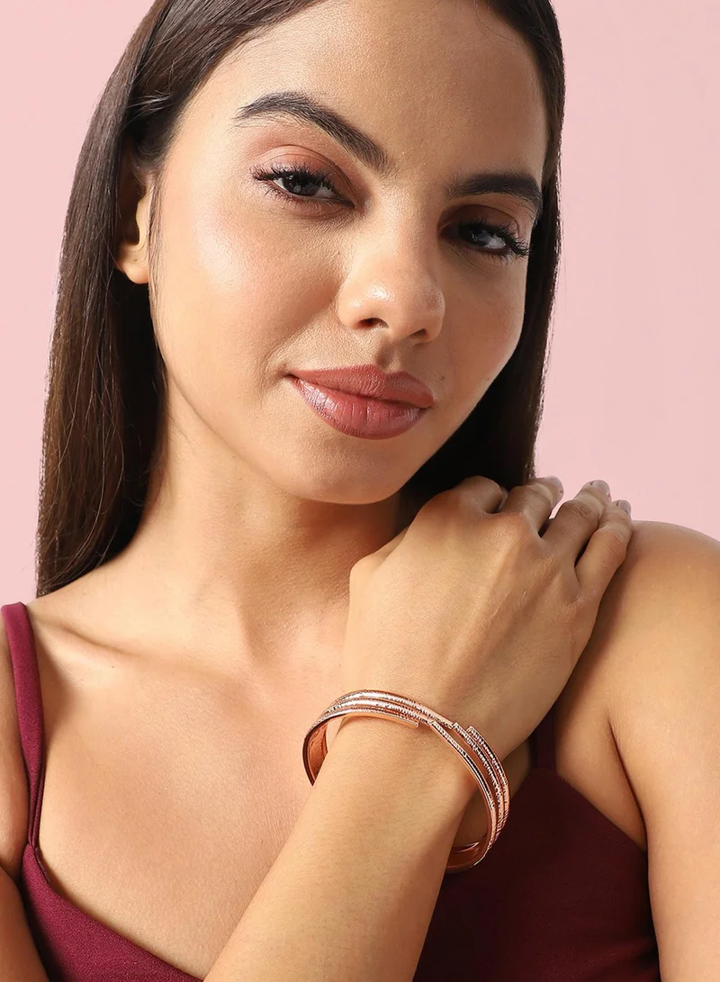 SOHI Minimal Metallic Artificial Bracelet Jewellery