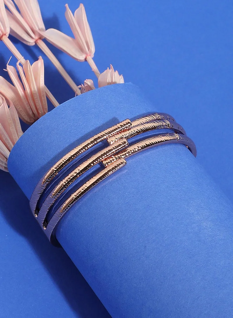 SOHI Minimal Metallic Artificial Bracelet Jewellery