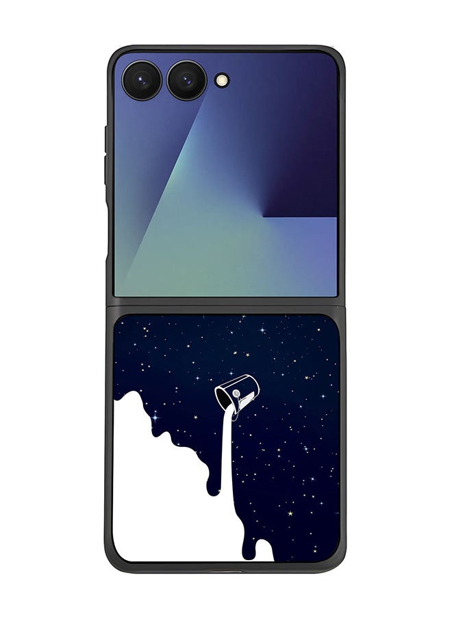 Stylizedd For Samsung Galaxy Z Flip7 Case,Slim fit Camera Protection, Shockproof Thin Phone cover  - Milky Way