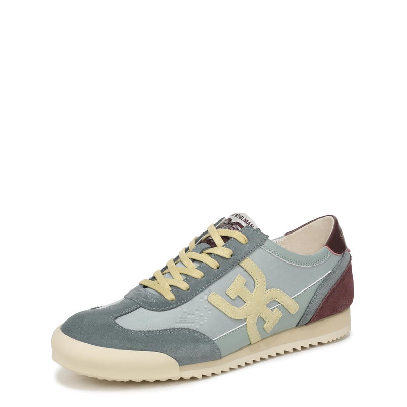 Sam Edelman Women's Ivey Sneaker, Blue Multi/Yellow/Plum, 8.5