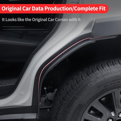 LaIIker Rear Wheel Anti-Mud Fender for 2024 2025 2026 Toyota Land Cruiser 250 1958 Prado Lc250 J250 No Drilling Splash Guard Interior Modification 2025 land cruiser accessories - Image 4