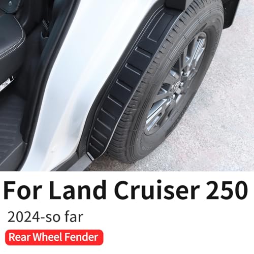 LaIIker Rear Wheel Anti-Mud Fender for 2024 2025 2026 Toyota Land Cruiser 250 1958 Prado Lc250 J250 No Drilling Splash Guard Interior Modification 2025 land cruiser accessories - Image 2