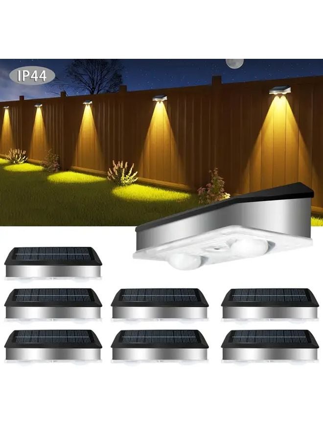 4 Pack Solar Outdoor Wall Lights RGB Color Changing LED For Garden Patio - Image 2