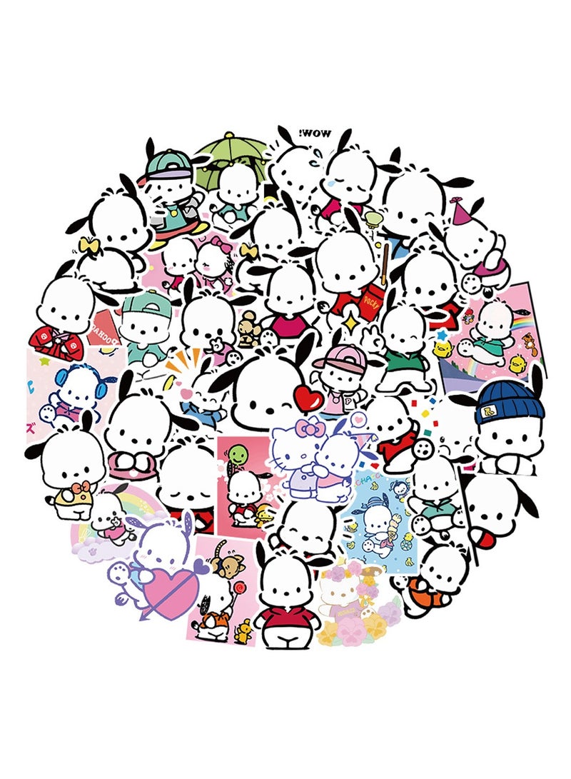 ملصقات Pachacco مكونة من 50 قطعة من ملصقات الفينيل الكرتونية المقاومة للماء لأجهزة الكمبيوتر المحمول - Image 2