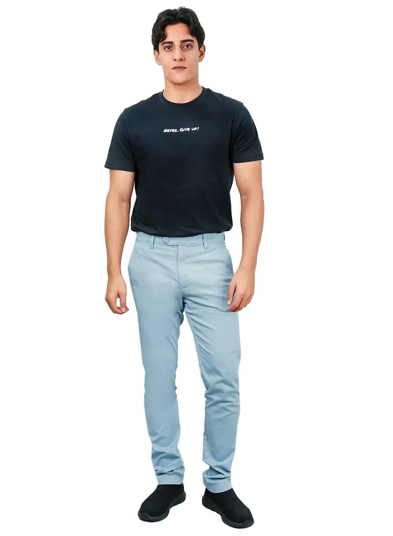 جيوردانو بنطلون رجالي قطني بقصة ضيقة وخصر منخفض