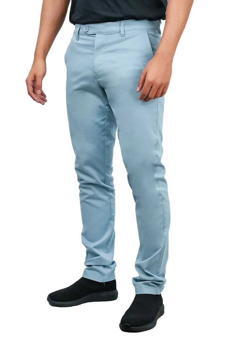 جيوردانو بنطلون رجالي قطني بقصة ضيقة وخصر منخفض