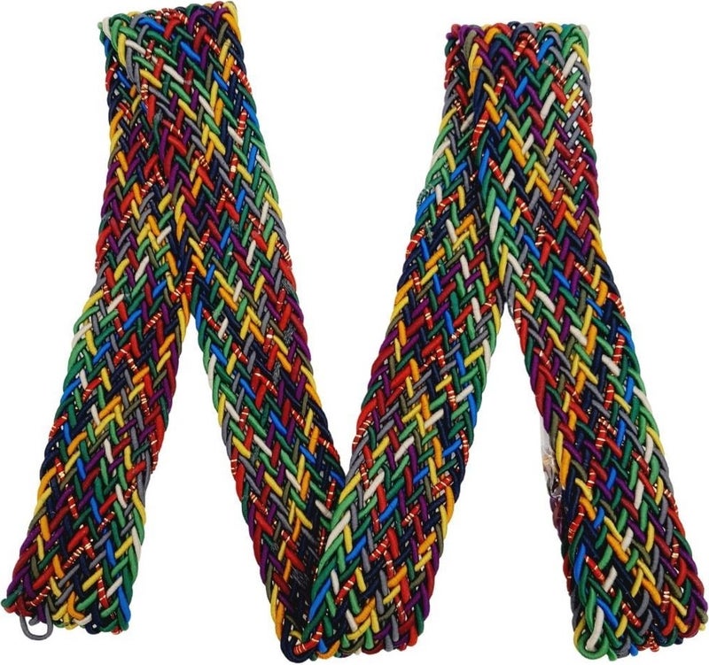 Angel Çanta Aksesuar Angel Bag Accessory 3 cm Colorful Glitter Supra Knitted Column 1 Meter No:01  - Image 1