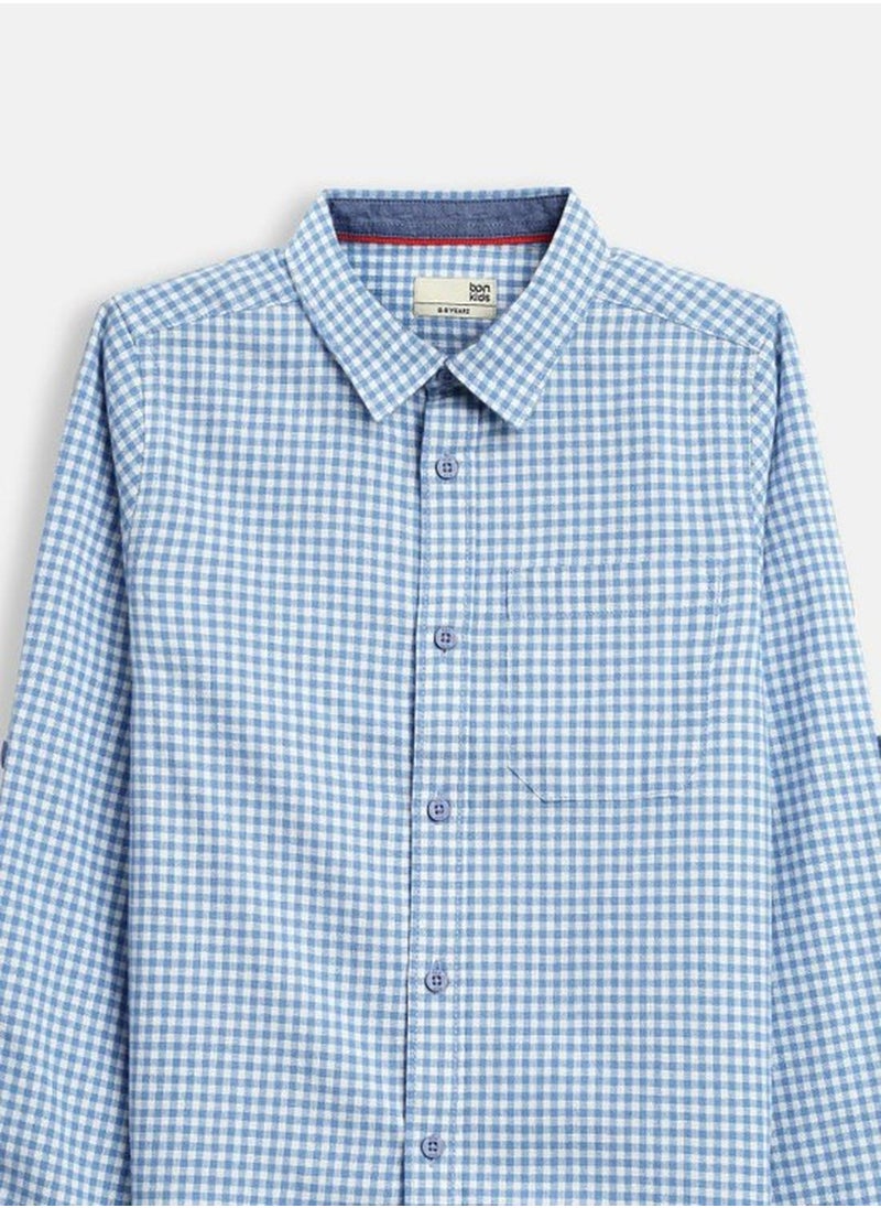 Bonkids Regular Long Sleeve Printed Multicolour Cotton Shirt For Boys 100 % Cotton  - Image 3