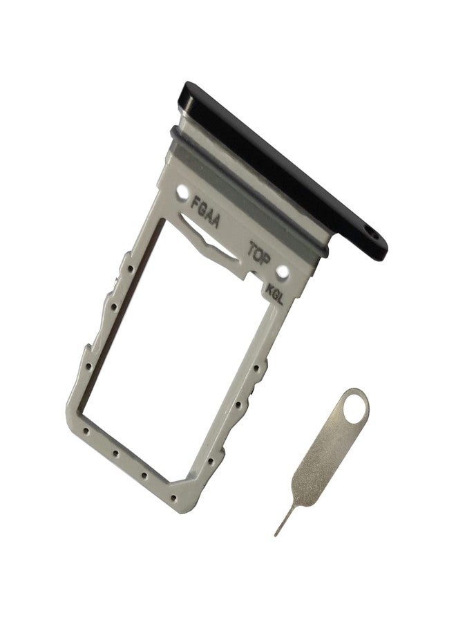 N.C Galaxy Z Flip 3 Single SIM Card Holder Replacement Card Tray for Samsung Galaxy Z Flip 3 5G F711 6.7 Inch (not fit for Galaxy Z Flip 2 or Z Flip Version) (Phantom Black) - Image 1