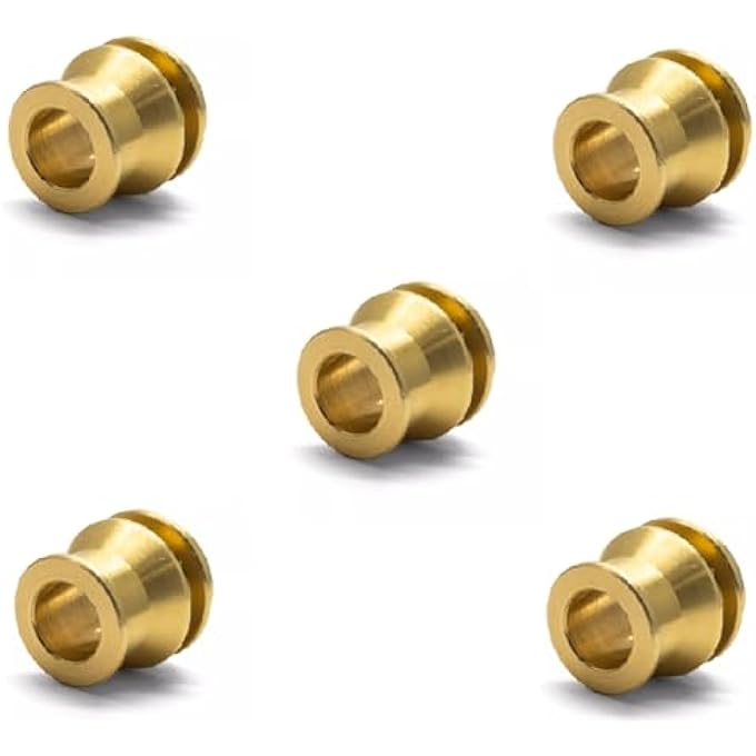 TC COMPRESSION RADIATOR VALVES BRASS INSET REDUCER 15MM TO 8MM - PACK OF 5