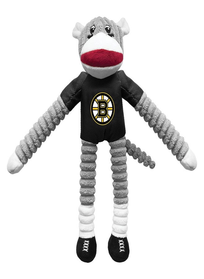 ليتل إيرث مجموعة ألعاب Littlearth NHL Boston Bruins Sock Monkey و Flying Disc للحيوانات الأليفة، لون الفريق، مقاس واحد - Image 2