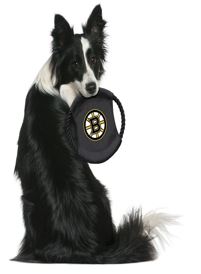 ليتل إيرث مجموعة ألعاب Littlearth NHL Boston Bruins Sock Monkey و Flying Disc للحيوانات الأليفة، لون الفريق، مقاس واحد - Image 4