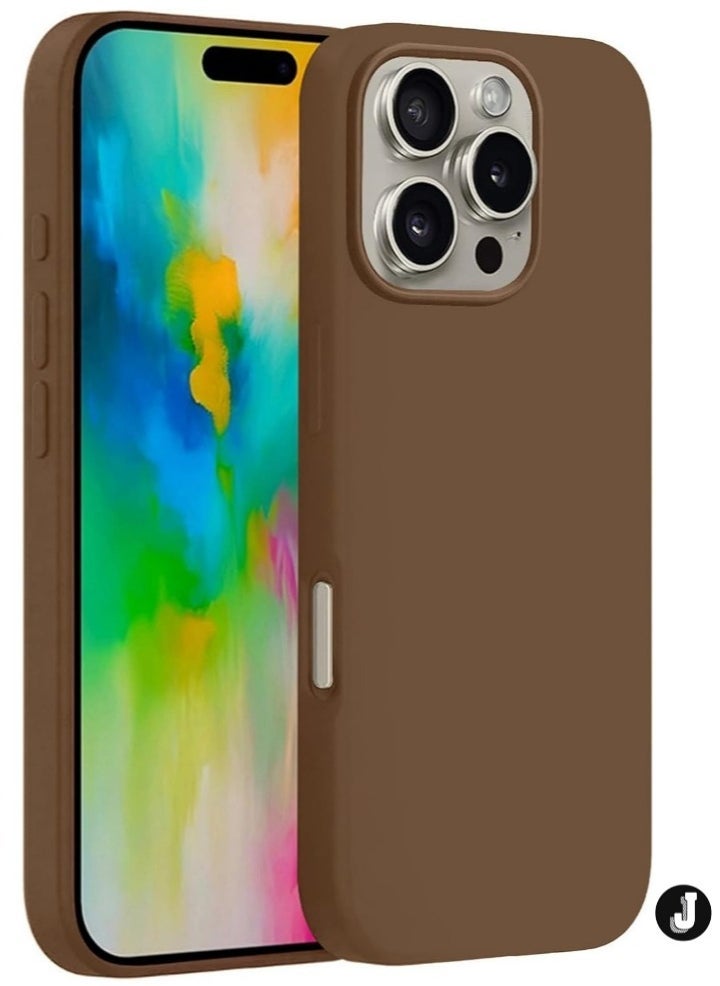 JAJEEK "Liquid Silicone Case for iPhone 16 Pro - Ultra Slim, Anti-Scratch Microfiber Lining & Drop Protection" - Image 1