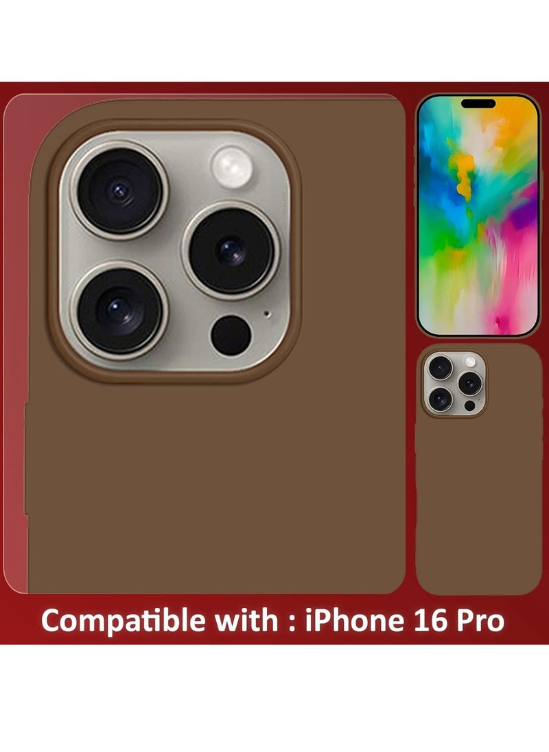 JAJEEK "Liquid Silicone Case for iPhone 16 Pro - Ultra Slim, Anti-Scratch Microfiber Lining & Drop Protection" - Image 4