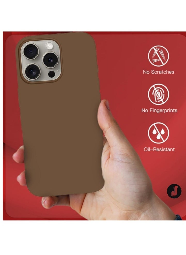 JAJEEK "Liquid Silicone Case for iPhone 16 Pro - Ultra Slim, Anti-Scratch Microfiber Lining & Drop Protection" - Image 5