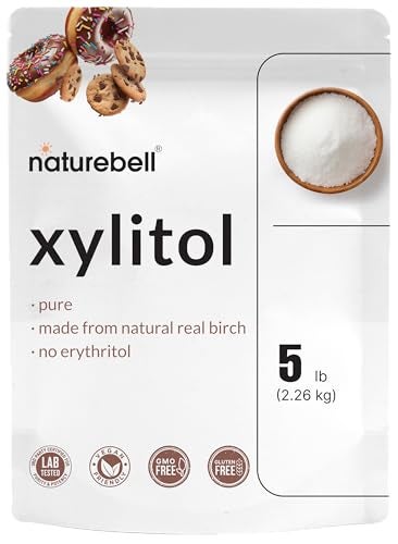 NatureBell Xylitol Sweetener 5lbs Natural Birch Crystal Source 11 Sugar Substitute Sweet Flavor with No Erythritol Low Calorie Glycemic Impact Sugar Free No Aftertaste NonGMO - Image 1