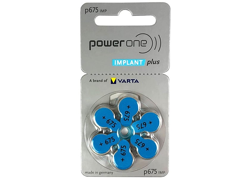 Power One 10 عبوات (60 بطارية) بطاريات باور وان لزراعة القوقعة! 60 بطارية - Image 1