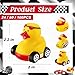 Shappy 100 Pieces Race Car Driver Rubber Duckies 2Inch Mini Rubber Race Car Duckies for Goodie Bags Racing Theme Birthday Party Favors Decorations - Image 4
