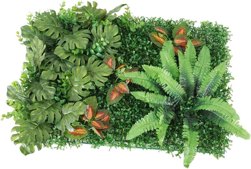 كلاراكو لوحة حائط من العشب الصناعي للنباتات والزهور والعشب الأخضر B، 40 × 60 سم - Image 3