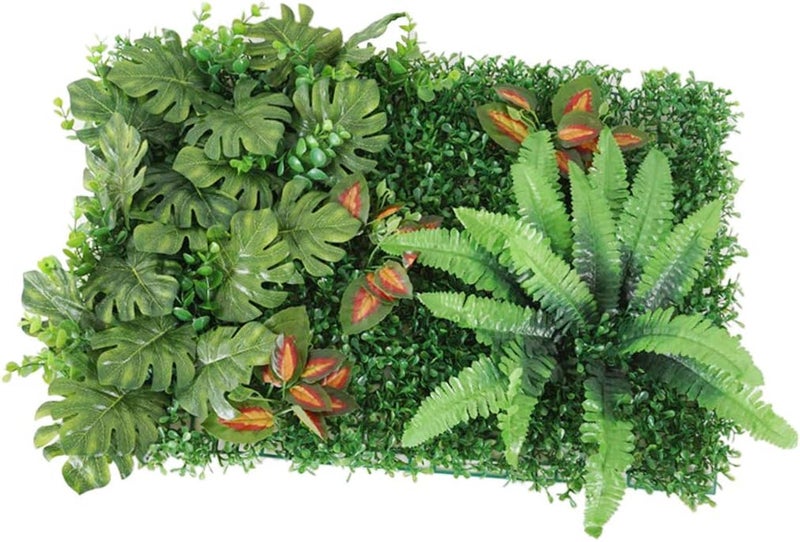 كلاراكو لوحة حائط من العشب الصناعي للنباتات والزهور والعشب الأخضر B، 40 × 60 سم - Image 4