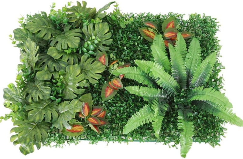 كلاراكو لوحة حائط من العشب الصناعي للنباتات والزهور والعشب الأخضر B، 40 × 60 سم - Image 2