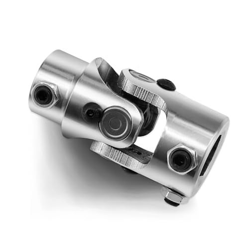 RABROPAR 1 DD X 34 30 Spline Steering Shaft Universal Joint Coupling Single UJoint Coupler 1 DD to 3430 Spline Shaft Joint 35 Max Working Angle Chrome - Image 1