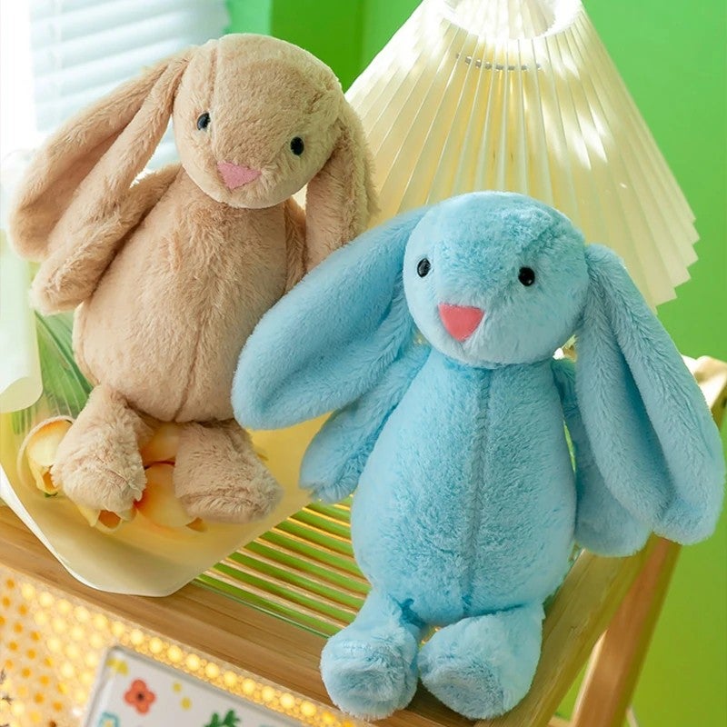 30cm Super Soft Stuffed Animal Toys - Plush Easter Bunny with Long Ears, Cuddly Plushie for Kids, Perfect Gift for Boys and Girls