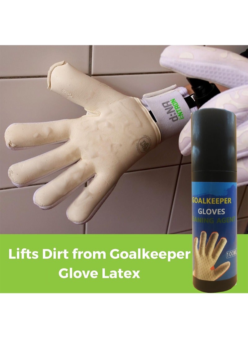 Generic Goalkeeper Gloves Cleaning Agent Premium Wash  Prepare Goalkeeper Glove Spray Goalie Glove Cleaner, Degumming Agent 100ml  - Image 5