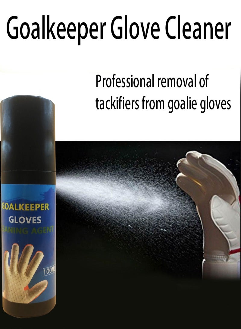 Generic Goalkeeper Gloves Cleaning Agent Premium Wash  Prepare Goalkeeper Glove Spray Goalie Glove Cleaner, Degumming Agent 100ml  - Image 2