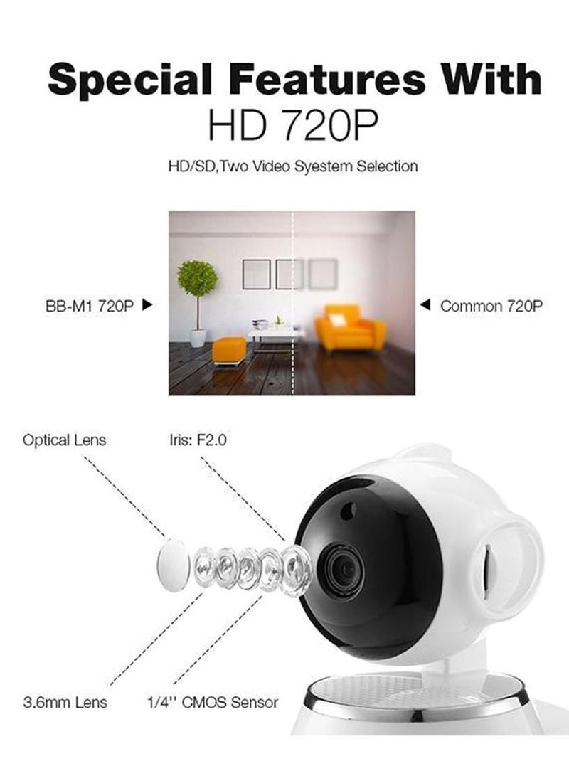 Crony كاميرا مراقبة NIP-Q6 لاسلكية تعمل بالواي فاي مع رؤية ليلية ذكية وصوت ثنائي الاتجاه وكشف الحركة - Image 5