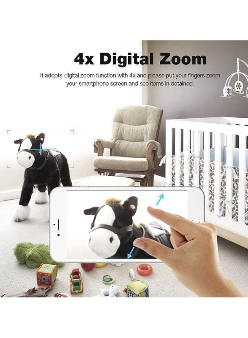 Crony كاميرا مراقبة NIP-Q6 لاسلكية تعمل بالواي فاي مع رؤية ليلية ذكية وصوت ثنائي الاتجاه وكشف الحركة - Image 4