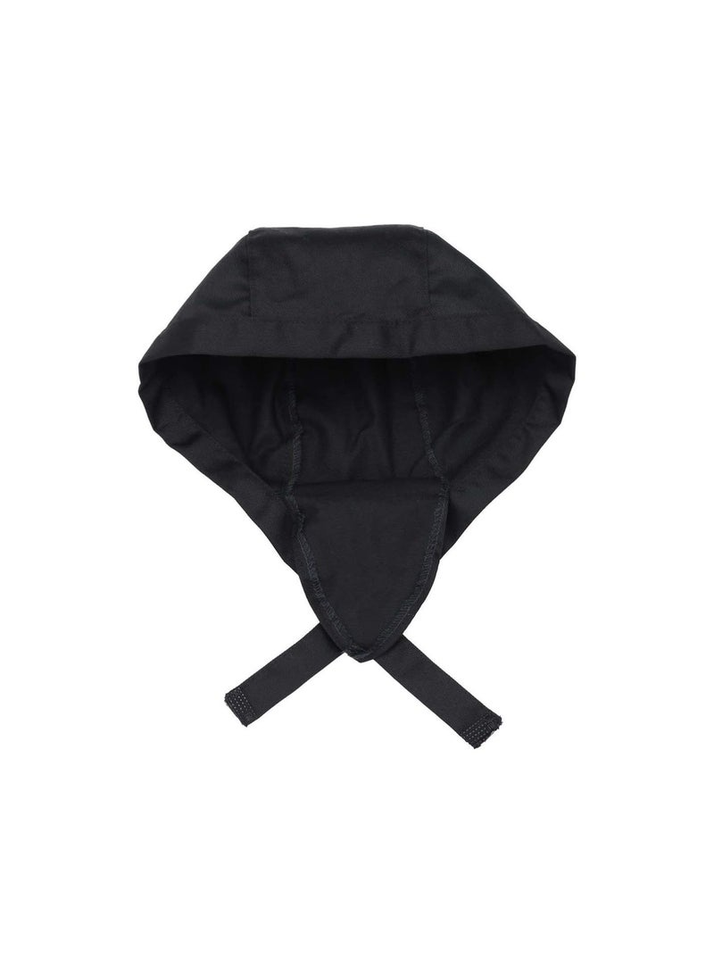 GGOOT Chef Hat Kitchen Cooking Hat Sushi Beanie Service Caps Women Men Waiter Hat for Kitchen Cooking Service Restaurant Work Black - Image 4