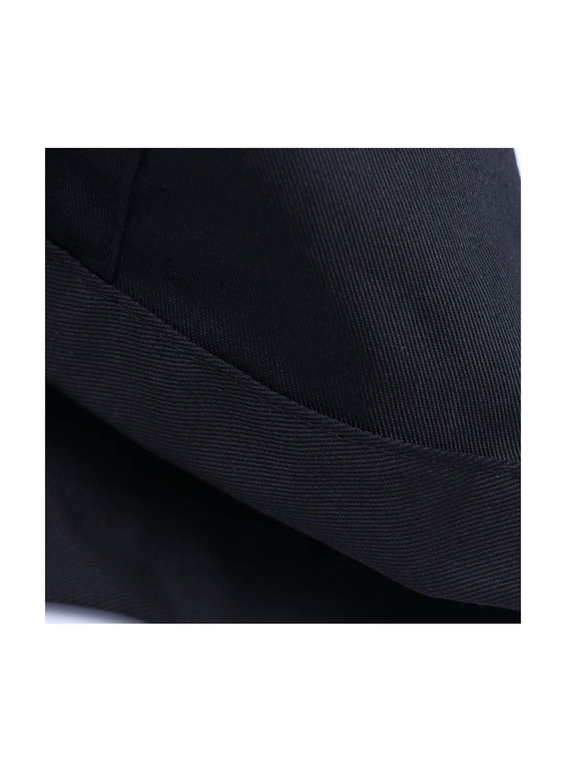 GGOOT Chef Hat Kitchen Cooking Hat Sushi Beanie Service Caps Women Men Waiter Hat for Kitchen Cooking Service Restaurant Work Black - Image 5