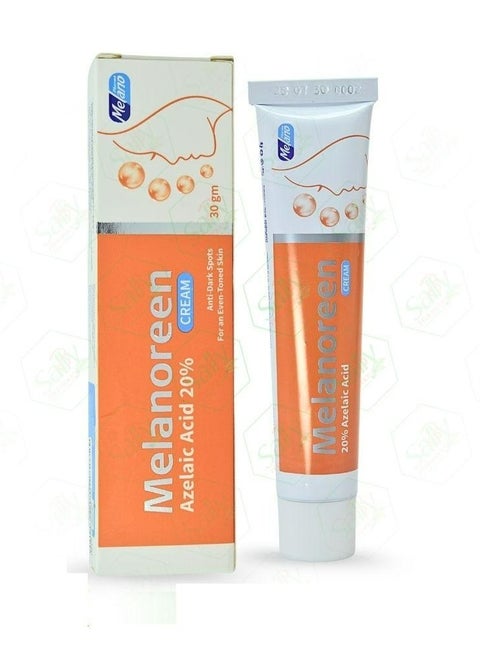 MELANO Melanoreen Cream With Azelaic Acid 20% Anti Dark Spots For An Even  Toned Skin 30 g | Best Price Bahrain