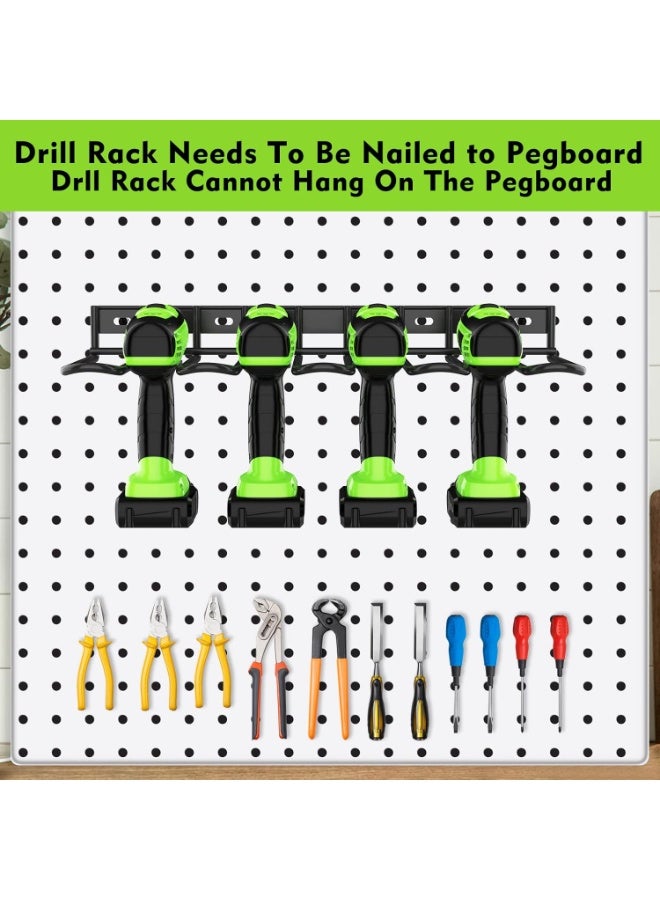Drill Holder Wall Mount, Thickened Drill Rack, Power Tool Organizer Wall Mount, Heavy Duty Drill Organizer for Garage Workshop  - Image 3