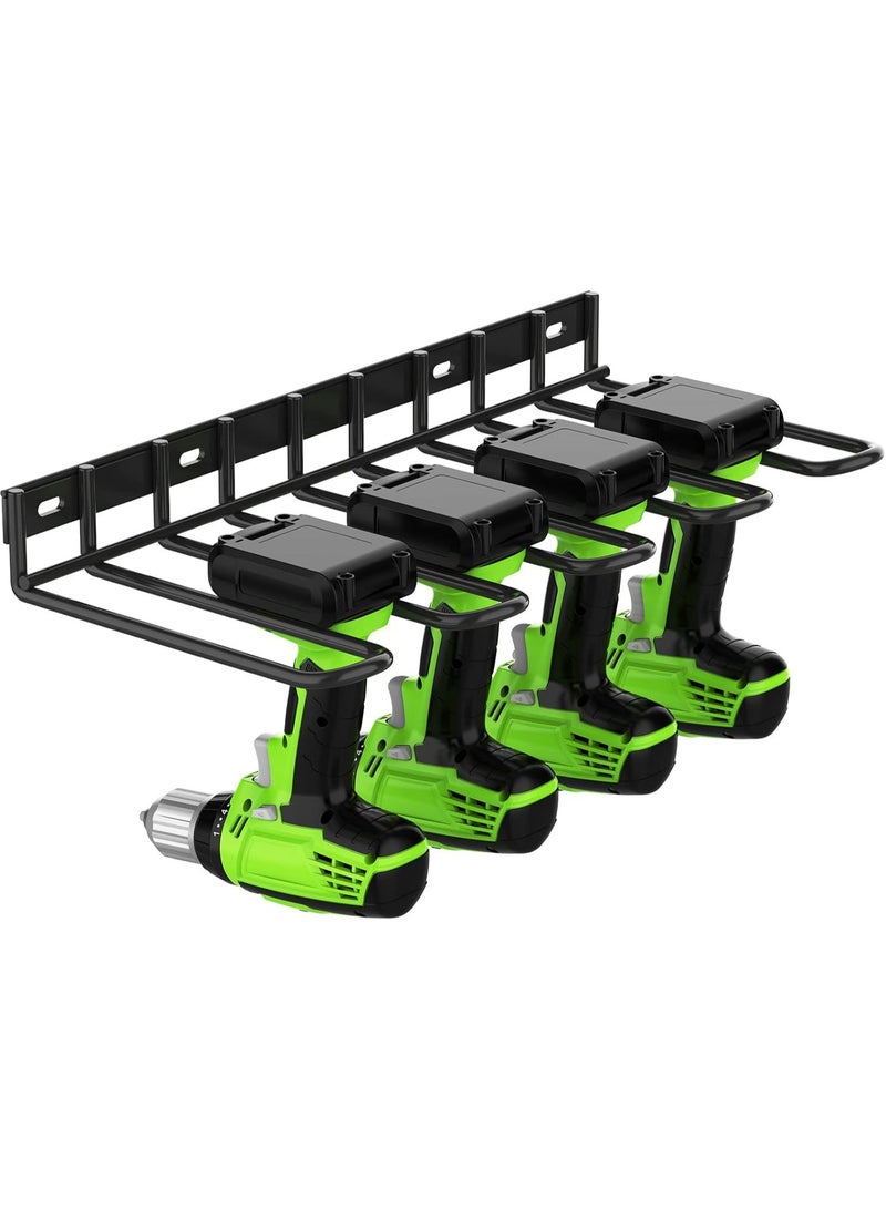 Drill Holder Wall Mount, Thickened Drill Rack, Power Tool Organizer Wall Mount, Heavy Duty Drill Organizer for Garage Workshop  - Image 5