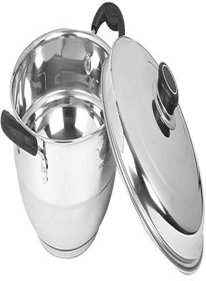 Idli Maker Stainless Steel Idli Cooker | Idli Pot | idli Kadai | Dhokla Maker0 2 Plates, 8 Idlies - Image 5