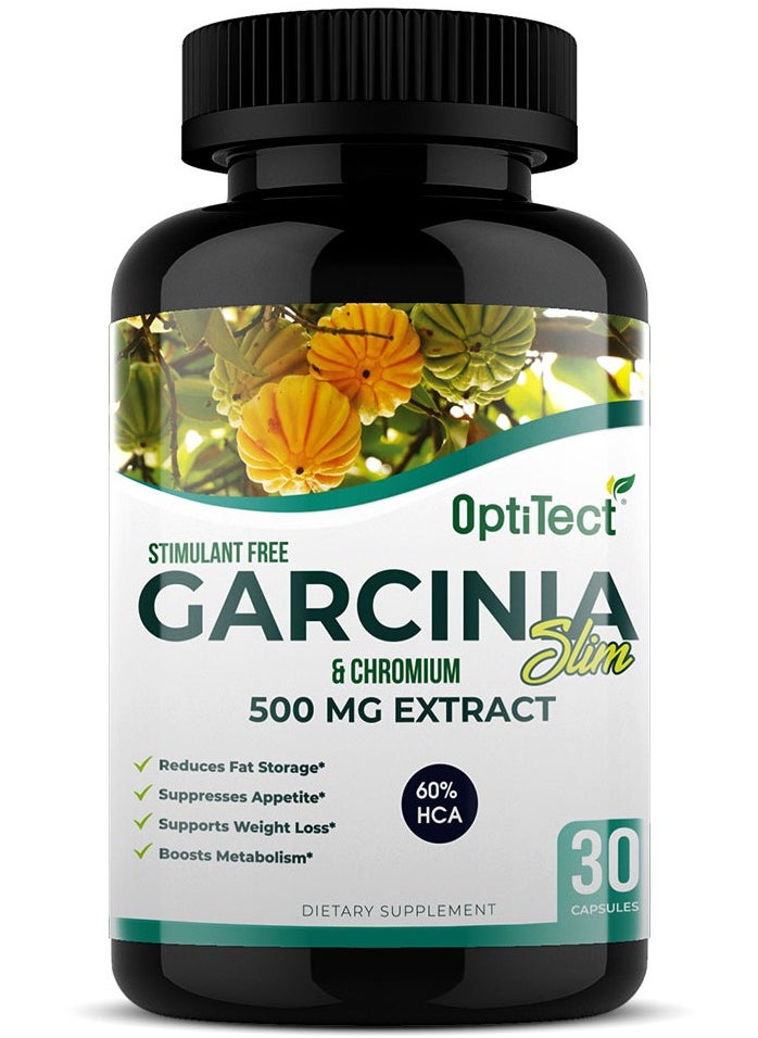OptiTect Garcinia Cambogia, 500 mg, 30 Capsules, Help Reduce Appetite, Support the Energy Levels in the Body 