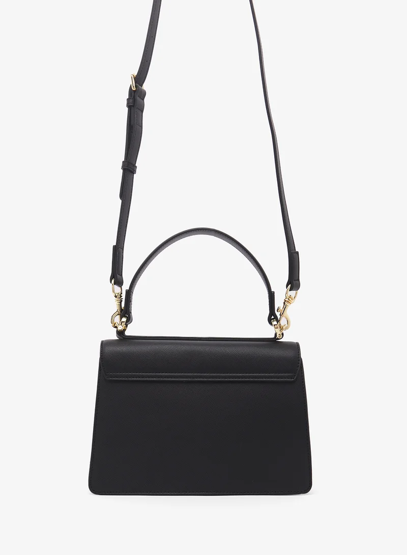 Love Moschino logo zip detailed satchels