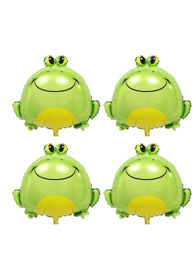 RS Frog Balloons Green Large Inflatable Air Cute Frog Foil Mylar Balloons For Baby Shower Insect Animal Themed Party Birthday Decoration Supplies - Image 1