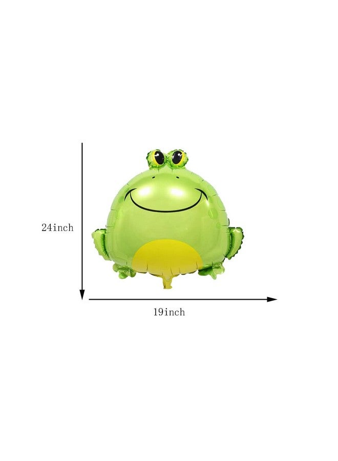 RS Frog Balloons Green Large Inflatable Air Cute Frog Foil Mylar Balloons For Baby Shower Insect Animal Themed Party Birthday Decoration Supplies - Image 4