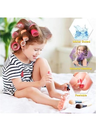 Kids Nail Polish, 12 Colors Non-Toxic Water Based Peel-Off Nail Polish Set with 3 Stickers, Non Toxic & Safe Nail Polish Set for Girls Ages 5+ for Parties, Birthday and Makeovers (12Colors) - view 3