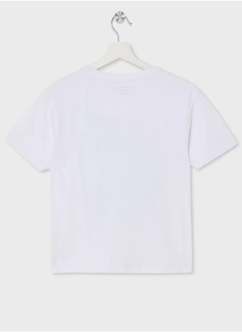 ريبلز مع نمشي Boys Drop Shoulder T-shirts